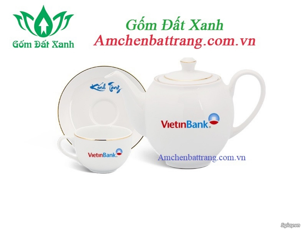 Ấm Chén In Logo