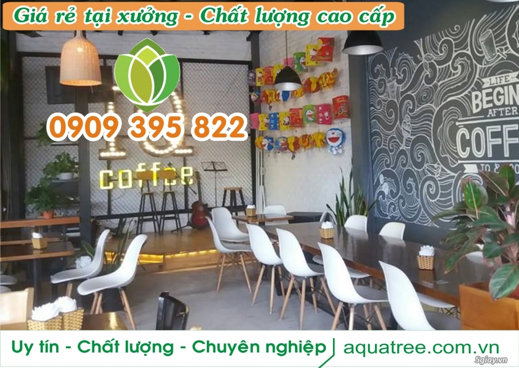 Aqua Tree - Chuyên SX Bàn Ghế Gỗ Sắt Cafe - Quán Ăn - Nhà Hàng - 4