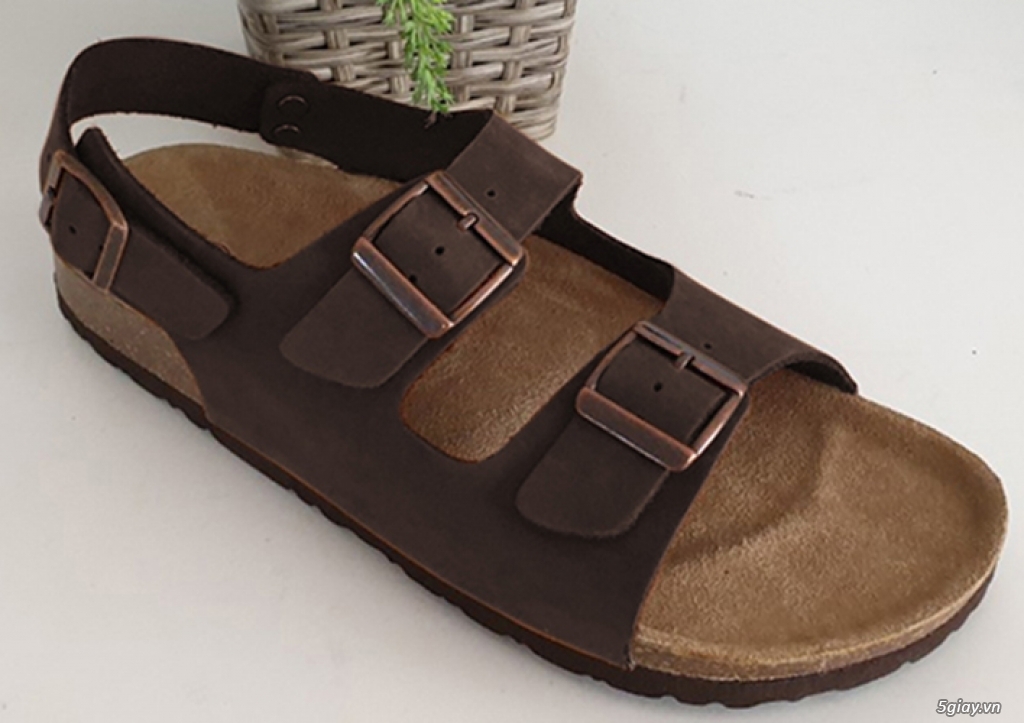 Giày sandal đế trấu da nam (Size 40-44) NAU