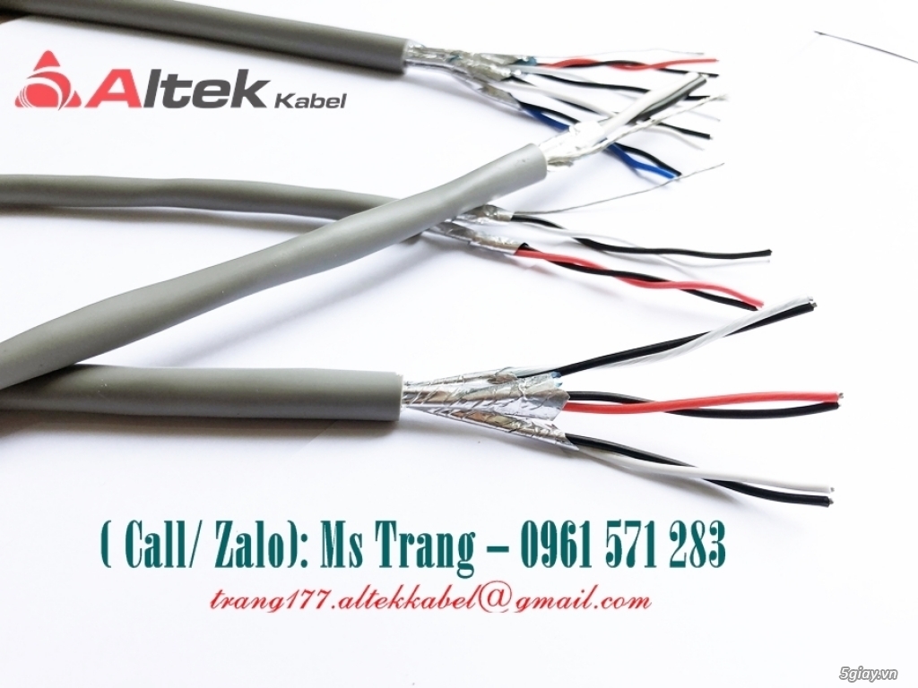 Dây cáp tín hiệu vặn xoắn 16AWG, 18AWG, 20AWG, 22AWG - 6