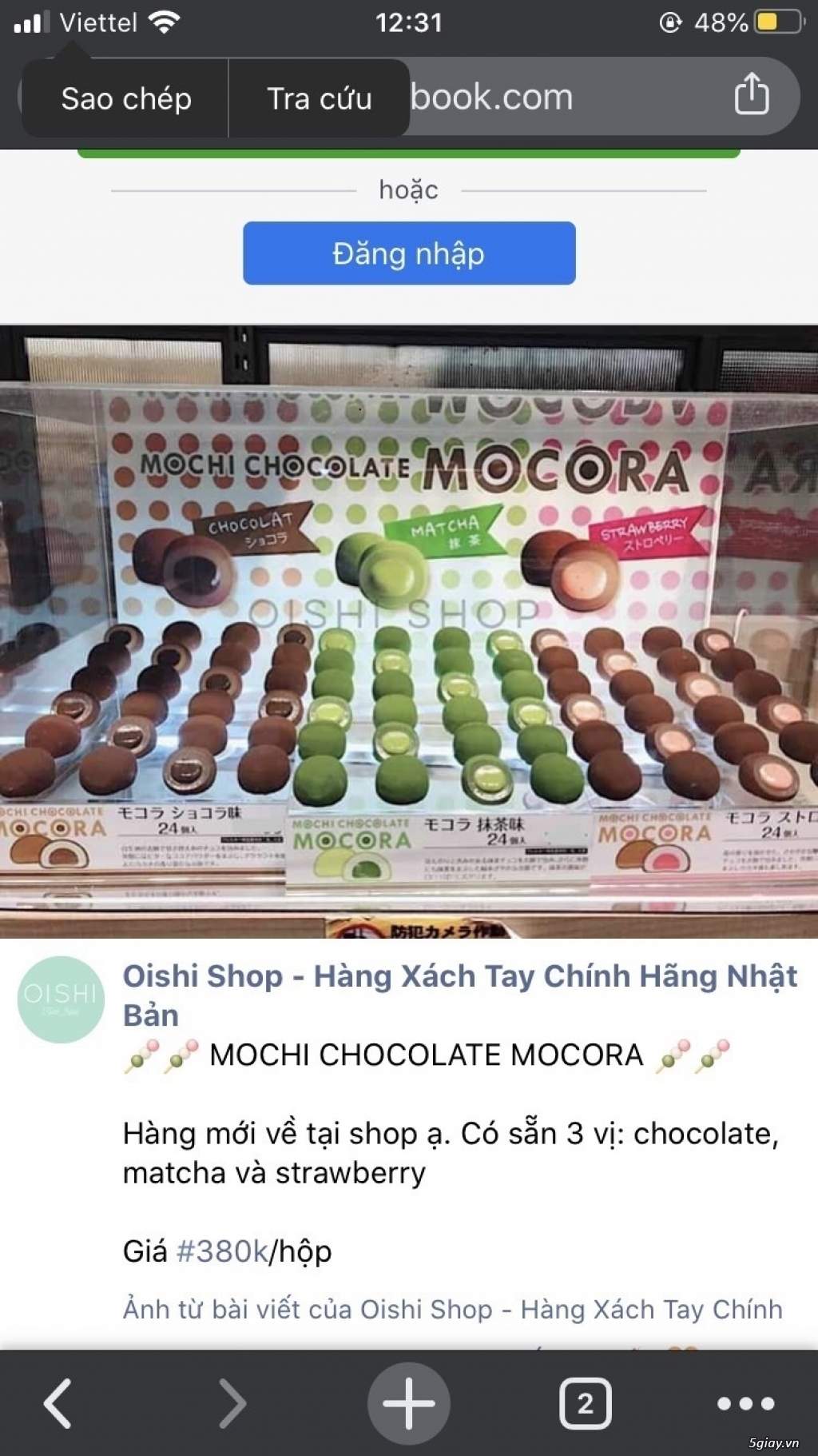 Bánh Mochi Mocora siêu ngon xách tay Nhật - 4