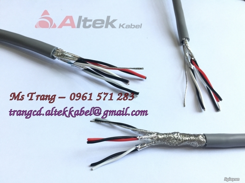 Dây cáp tín hiệu vặn xoắn 16AWG, 18AWG, 20AWG, 22AWG - 1