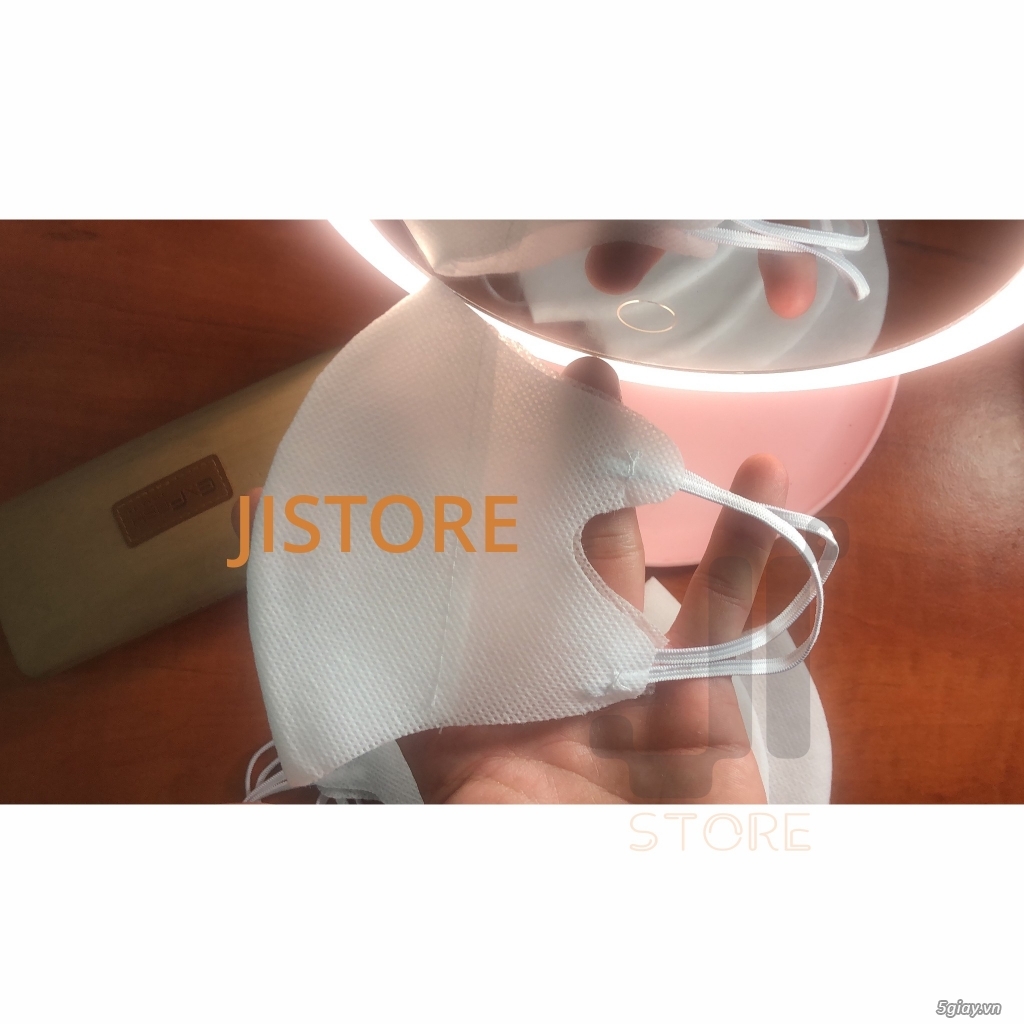 Combo/lẻ/sỉ sll khẩu trang 3D free-size vải không dệt, giặt được - 2