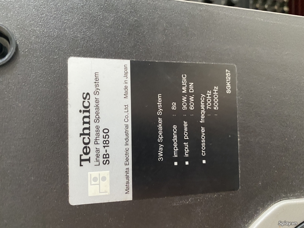 Cần bán loa technics 1850!!!! - 2