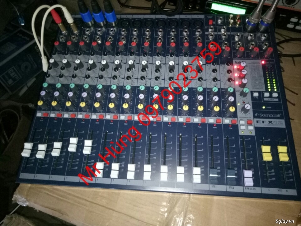 Bàn Mixer Soundcraft EFX12 - Mixer sân khấu chuyên nghiệp - Mixer sự k