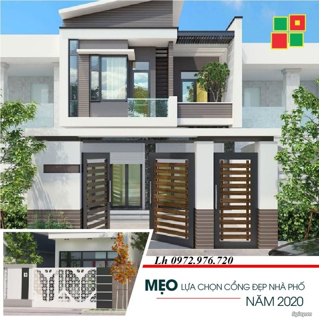 MẸO LỰA CHỌN CỔNG ĐẸP NHÀ PHỐ BẠN NÊN THAM KHẢO NĂM 2020