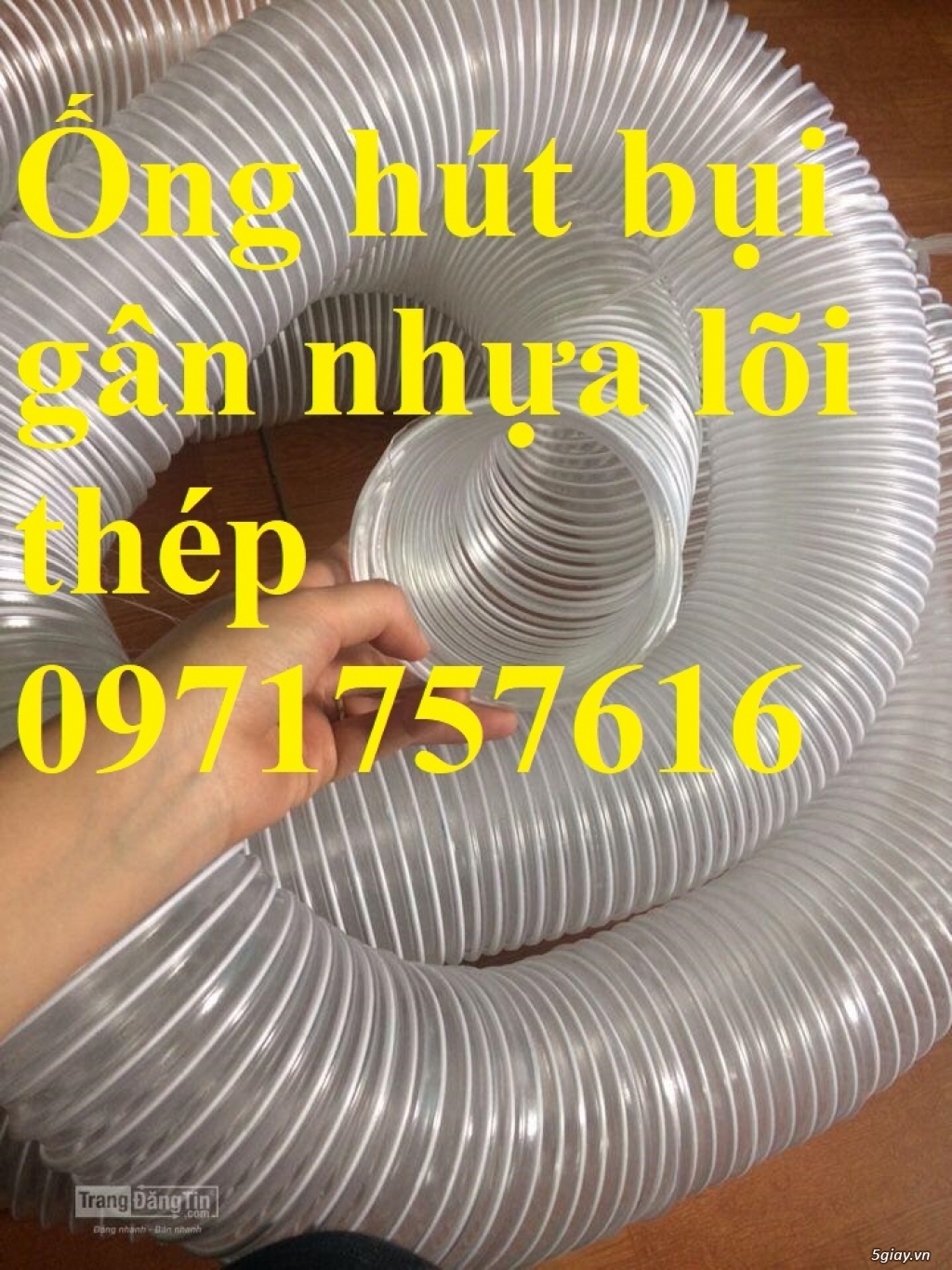 Ống hút bụi gân nhựa phi 100 - 3