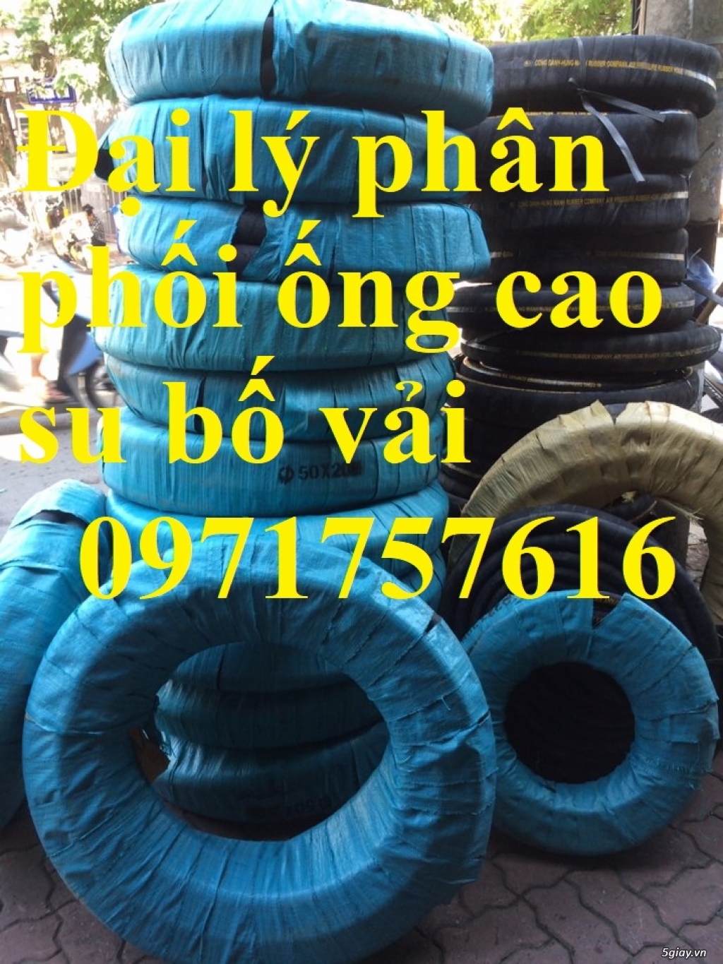 Đại lý phân phối ống cao su bố vải ,ống cao su bố vải có lõi thép - 1