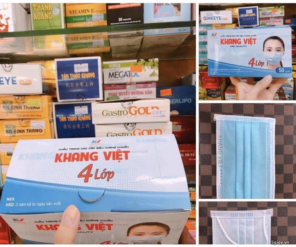 Khẩu trang y tế 4 lớp