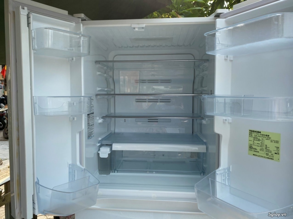 Tủ lạnh TOSHIBA GR - G51FXV (ZW) 510L date 2013, màu trắng - 2