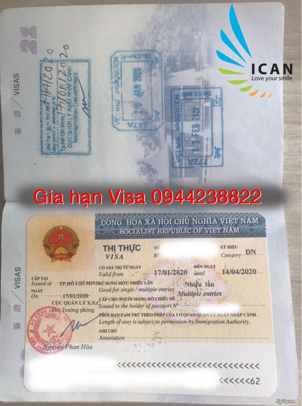 Gia hạn visa việt nam tại TPHCM-Quận Bình Thạnh - 2
