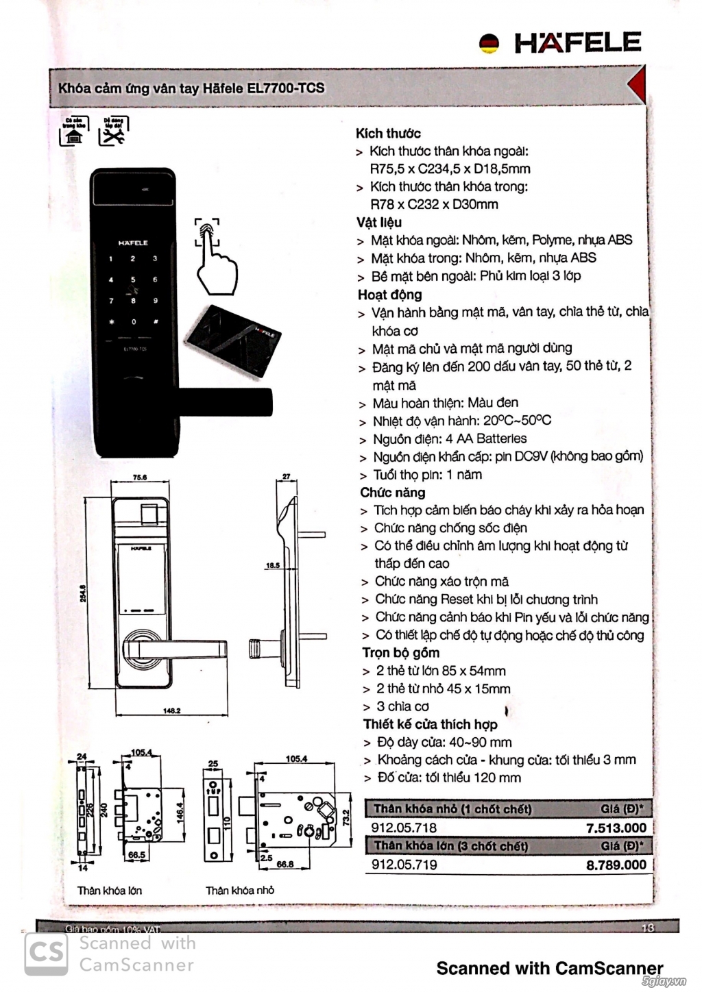 Khóa điện tử Hafele & NewNeo - 3