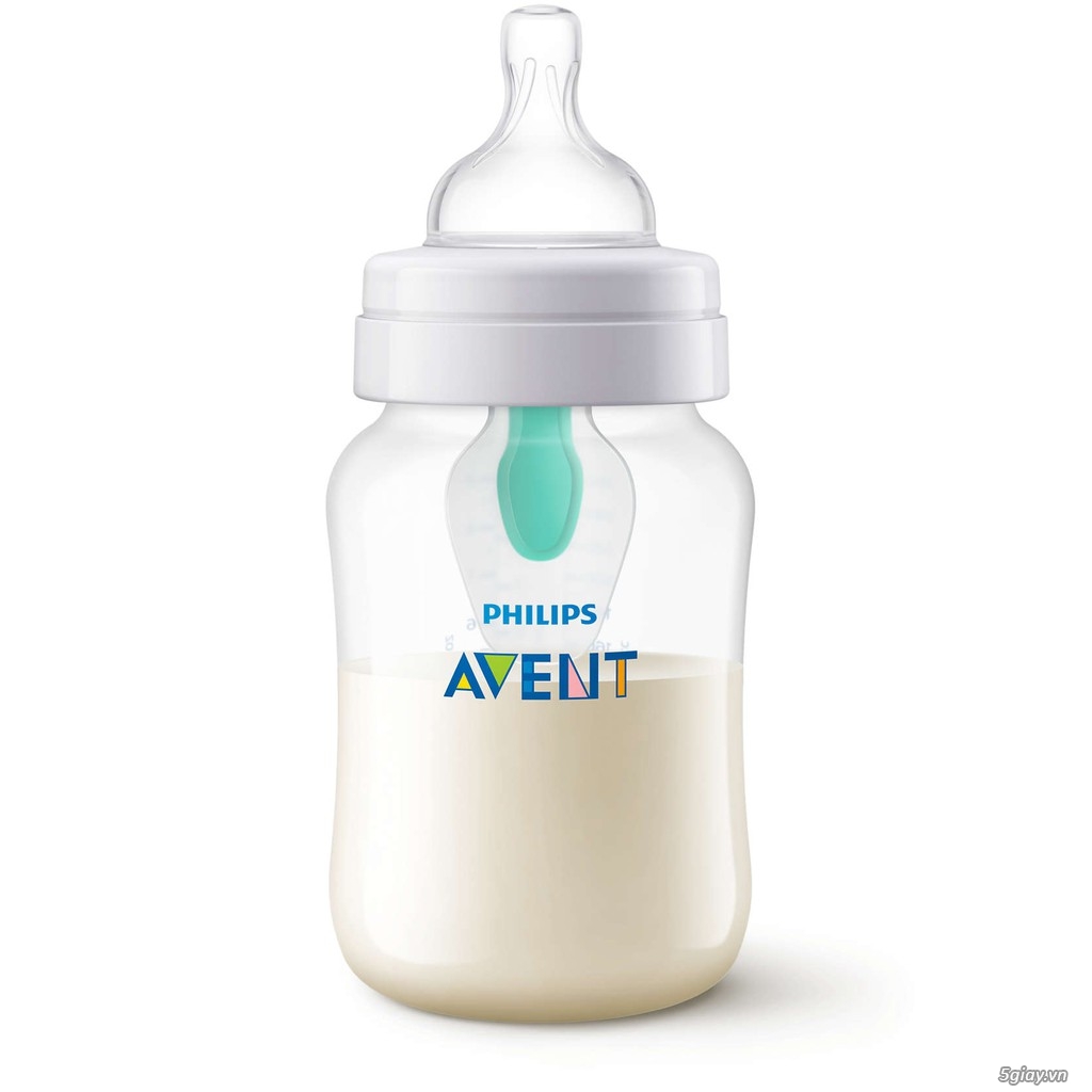 Bình sữa Avent giảm đầy hơi với van giữ sữa AirFree SCF813/14 260ml