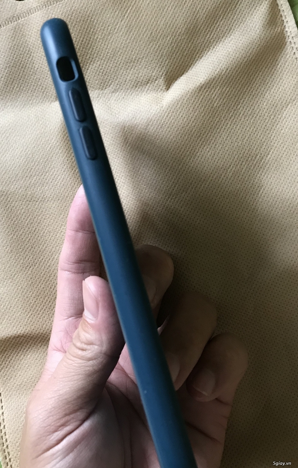 Ốp lưng iphone xsmax màu xanh dương - 3
