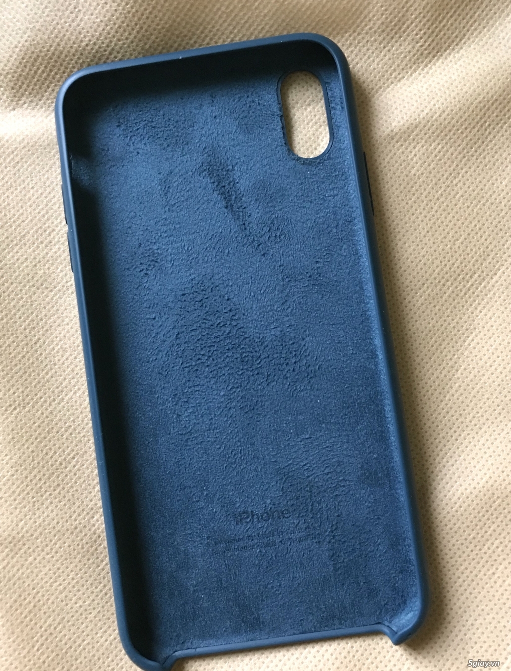 Ốp lưng iphone xsmax màu xanh dương - 4