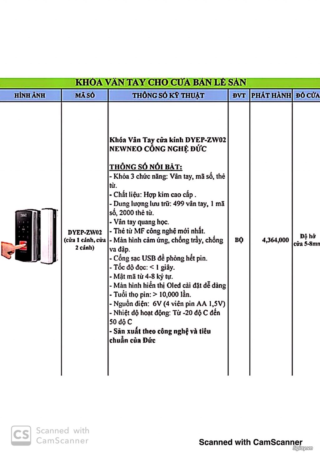 Khóa điện tử Hafele & NewNeo - 7