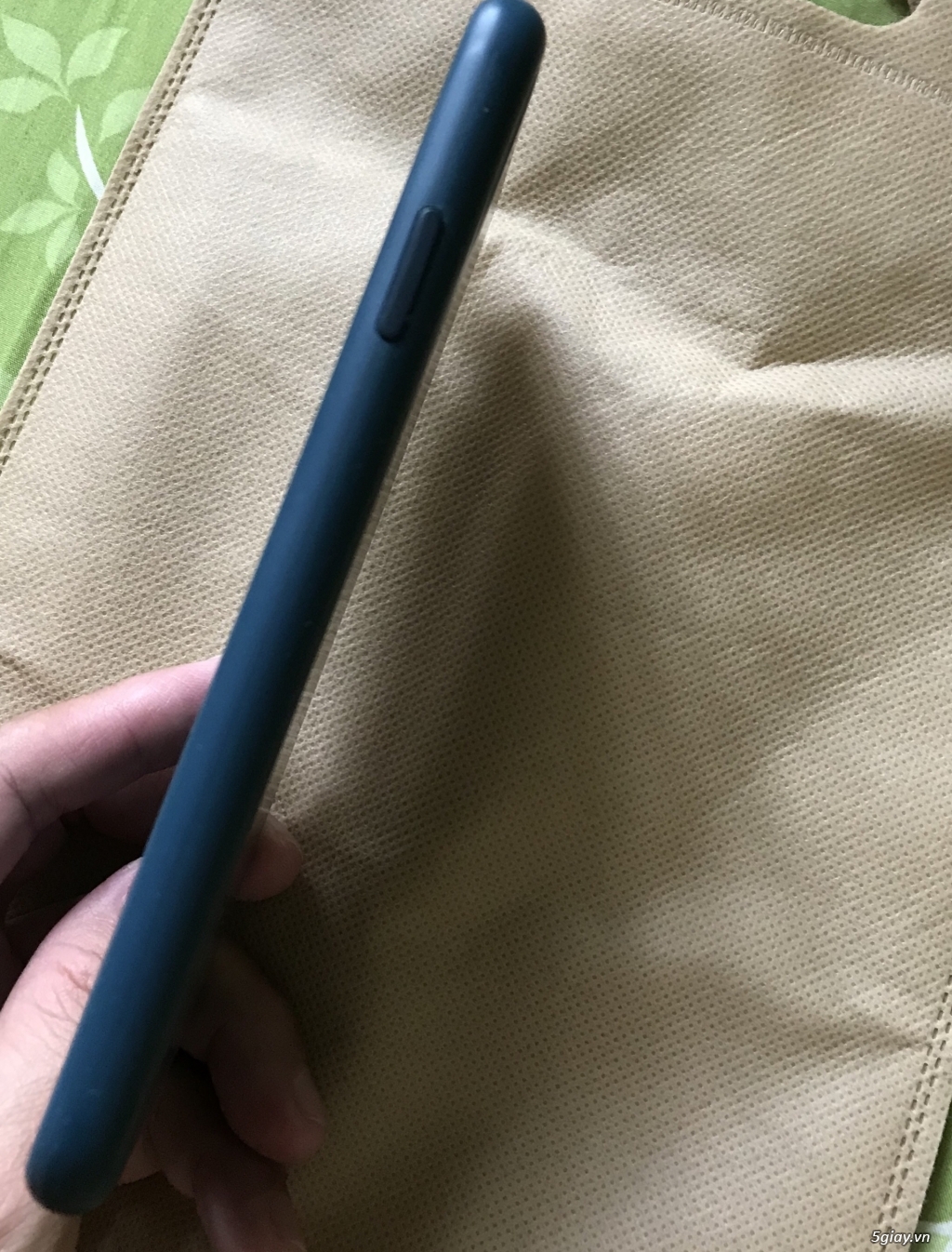Ốp lưng iphone xsmax màu xanh dương - 2