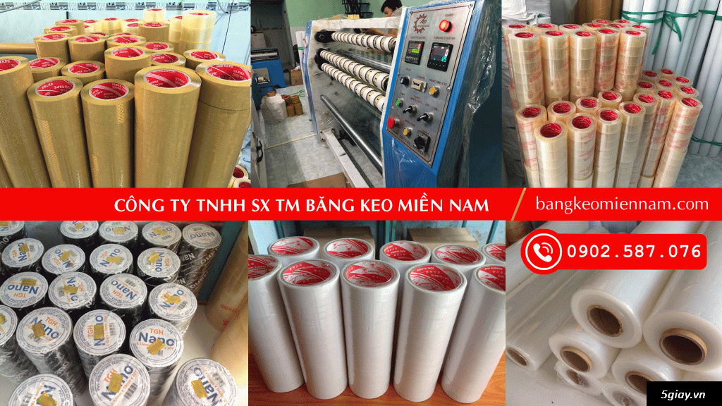 Băng keo trong, băng keo đục, băng keo điện nano, màng quấn hàng PE - 7