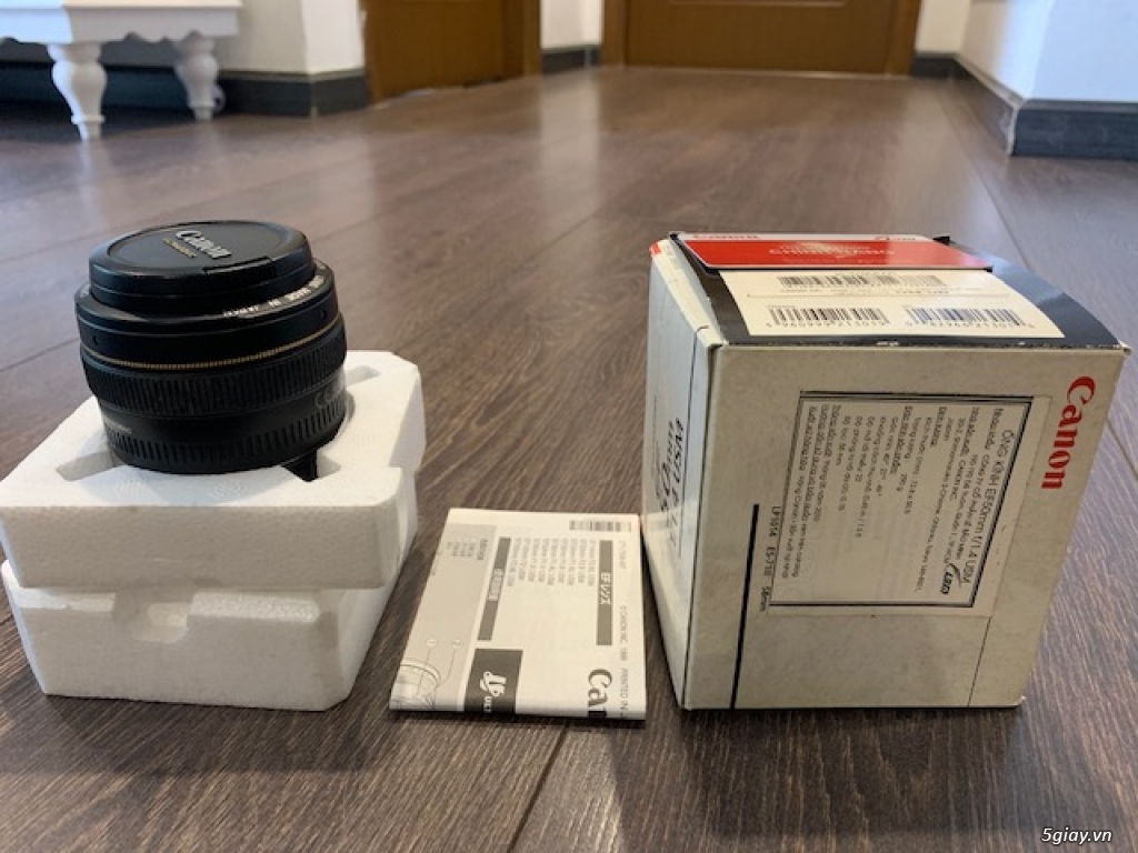 Bán gấp: Canon 50mm f/1.4 USM full box (LBM). - 1