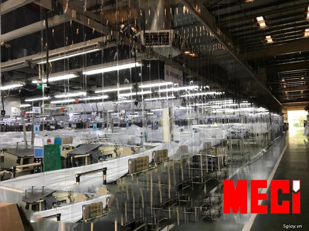 Rèm nhựa PVC-Rèm Nhựa Ngăn Điều Hòa Công Nghiệp - 1