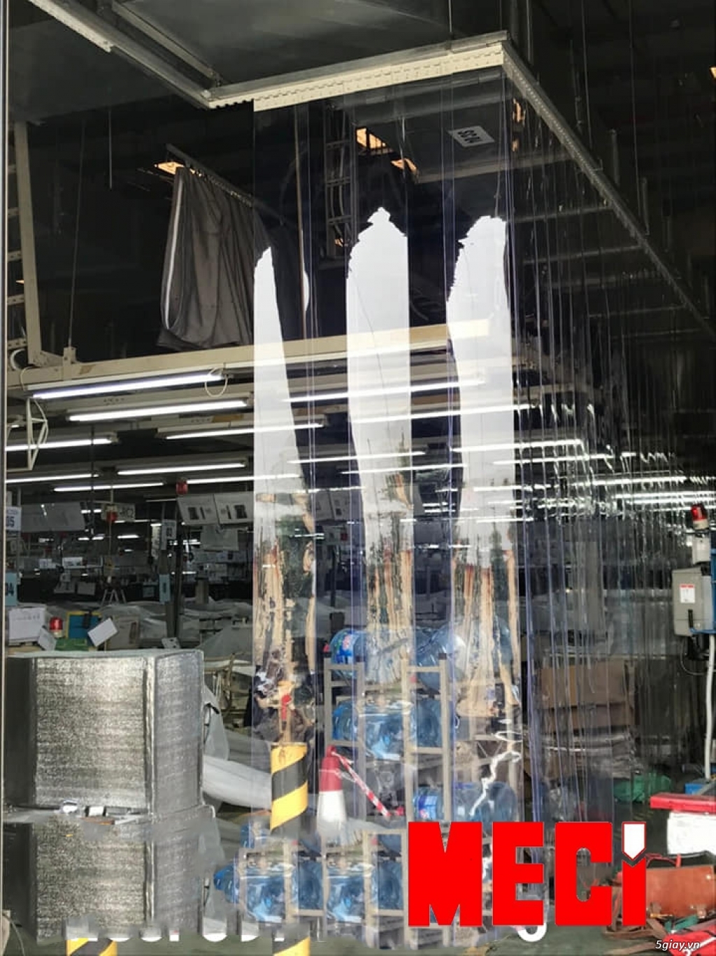 Rèm nhựa PVC-Rèm Nhựa Ngăn Điều Hòa Công Nghiệp - 3