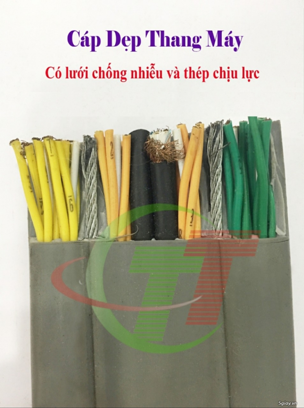 Bán Cáp Tín Hiệu cáp Mạng Cáp Điện Ống Ruột Gà Lõi Thép - 3