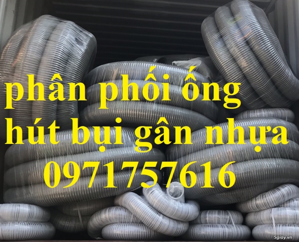 Bán ống hút bụi ,ống gió bụi gân nhựa - 2