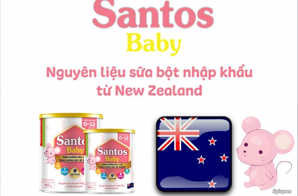 Sữa bột Santos Baby nguồn dinh dưỡng hoàn hảo cho bé yêu của mẹ. - 6