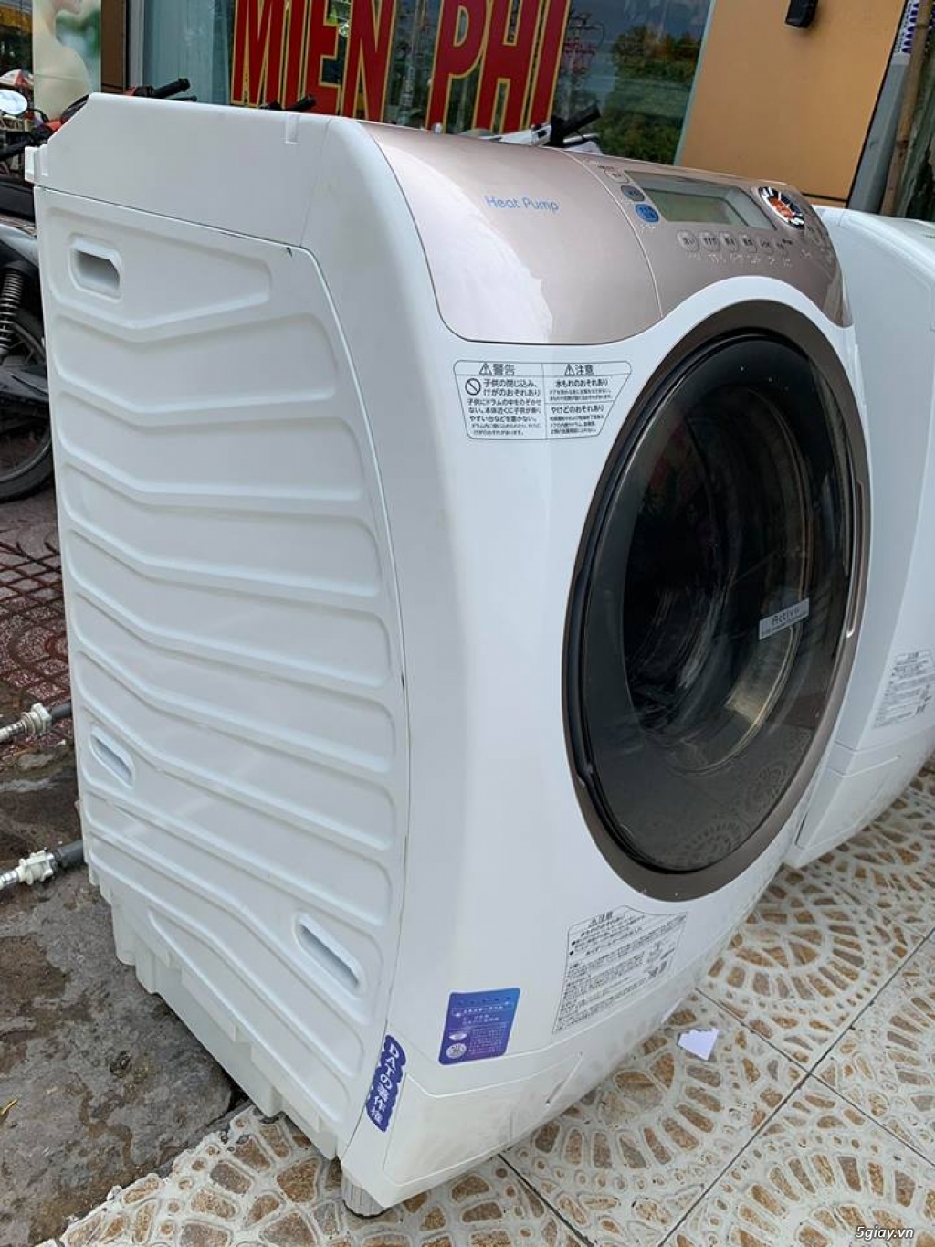 Máy giặt nội địa TOSHIBA TW-Z9100L đời 2011 giặt 9kg sấy, sấy Block - 1