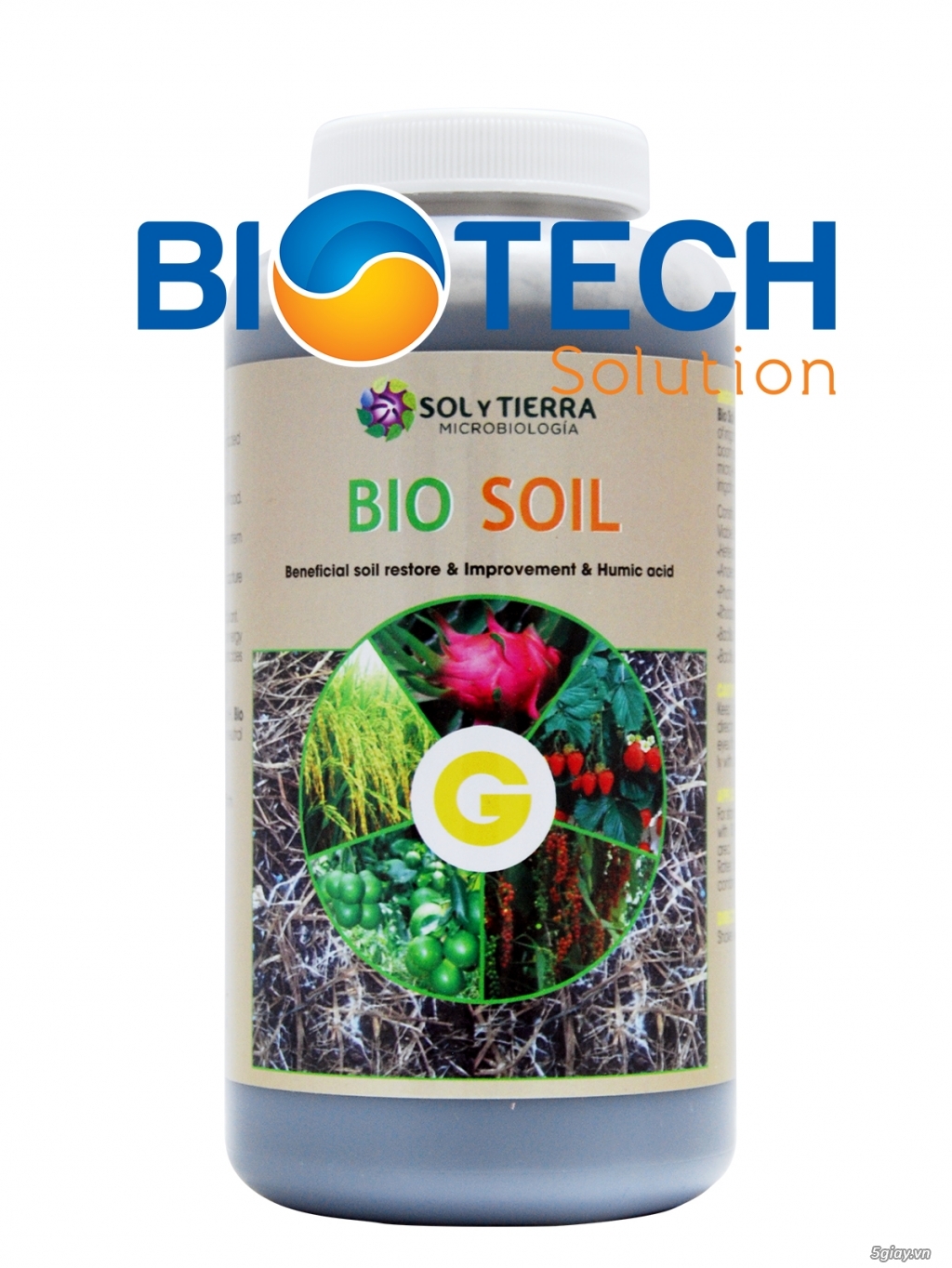 BIO SOIL - Tăng độ mùn và vi sinh vật đất, phục hồi đất chai, bạc màu,