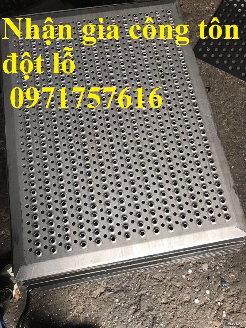 Tôn đột lỗ-tôn đột lỗ tròn,lỗ lục giác ,lỗ xuyên hoa... - 3