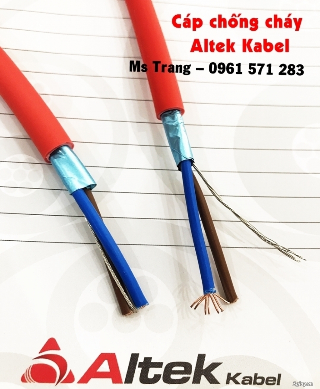Dây cáp tín hiệu chống cháy tiêu chuẩn IEC60331 - 1