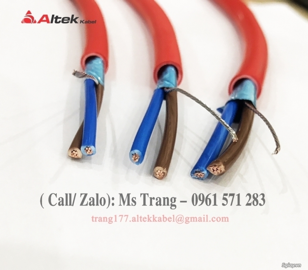 Dây cáp tín hiệu chống cháy tiêu chuẩn IEC60331 - 2