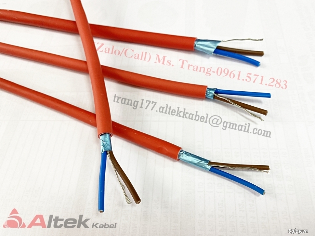Dây cáp tín hiệu chống cháy tiêu chuẩn IEC60331