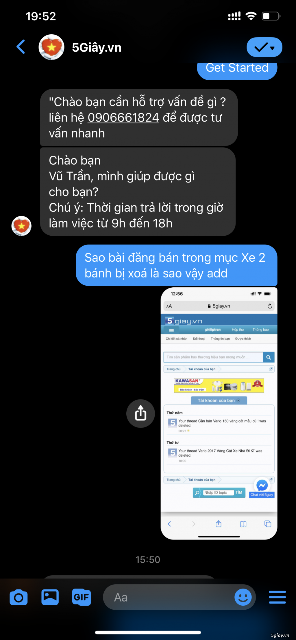 Xin mod cho biết lý do xoá bài đăng !