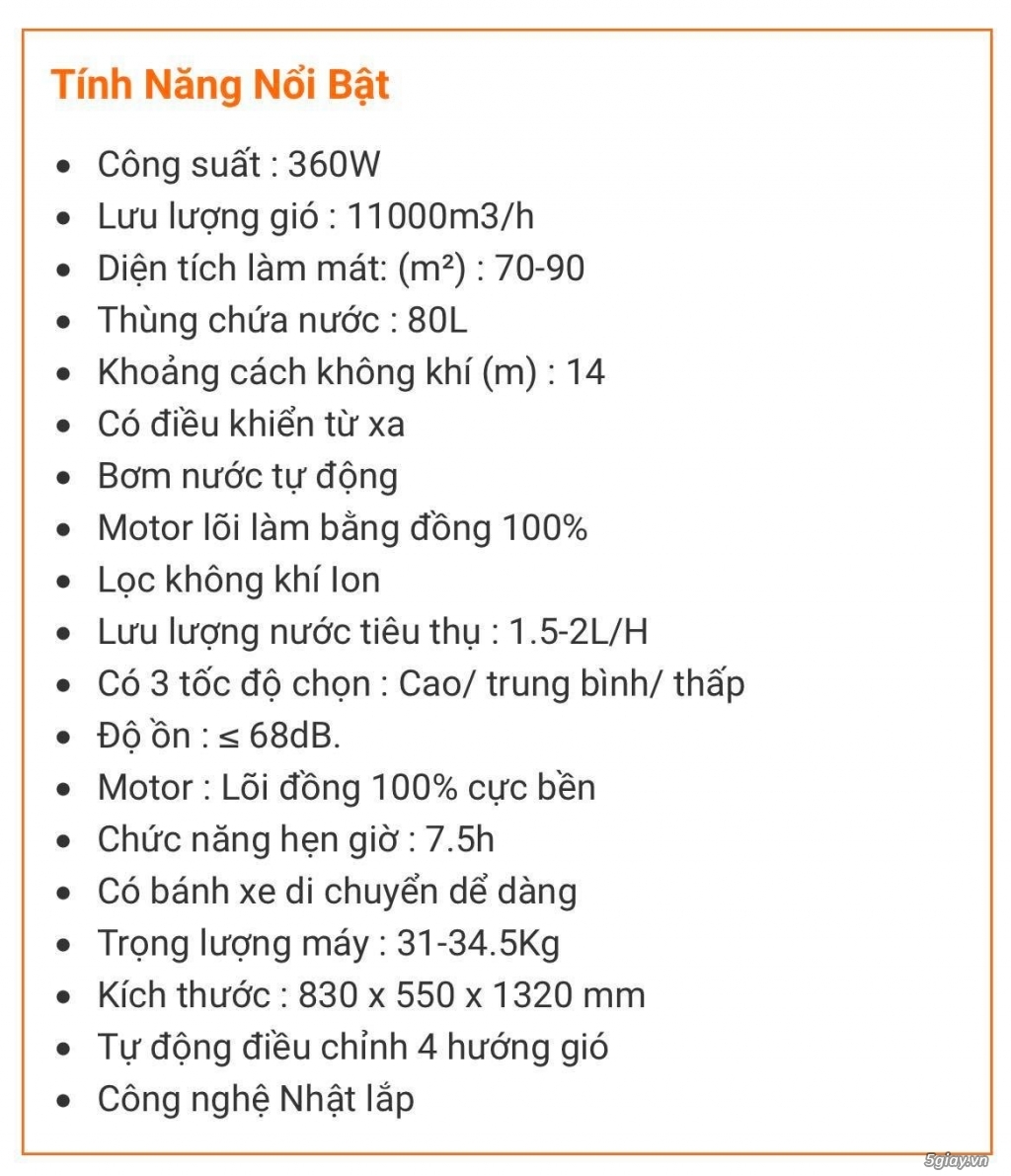 Cần thanh lý quạt làm mát Asanzo A-11000 nhà ít sử dụng