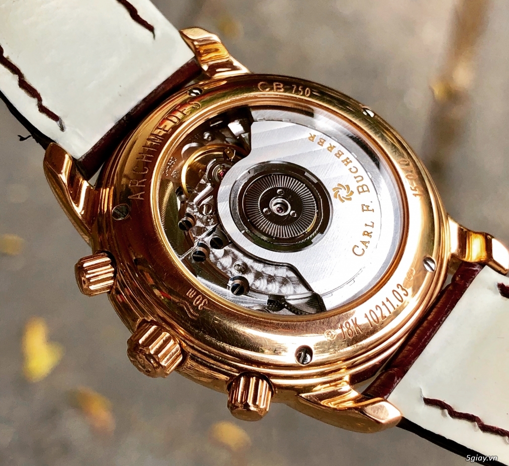 Bucherer vỏ vàng đúc 18k - 1