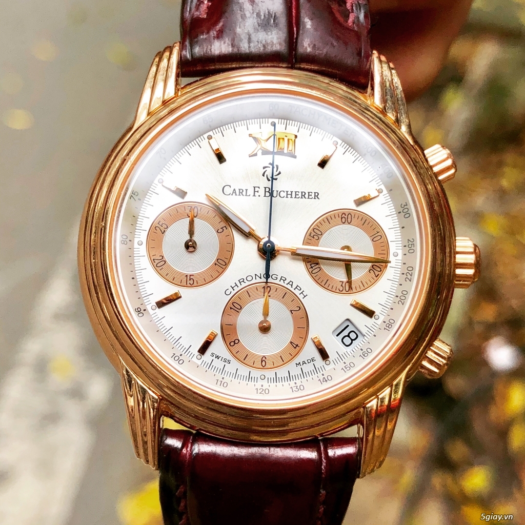 Bucherer vỏ vàng đúc 18k - 3