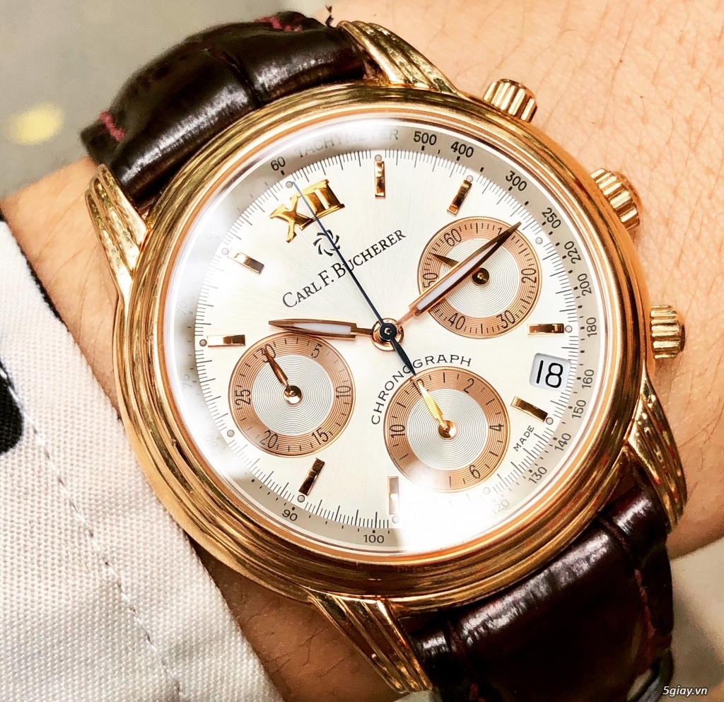 Bucherer vỏ vàng đúc 18k - 6