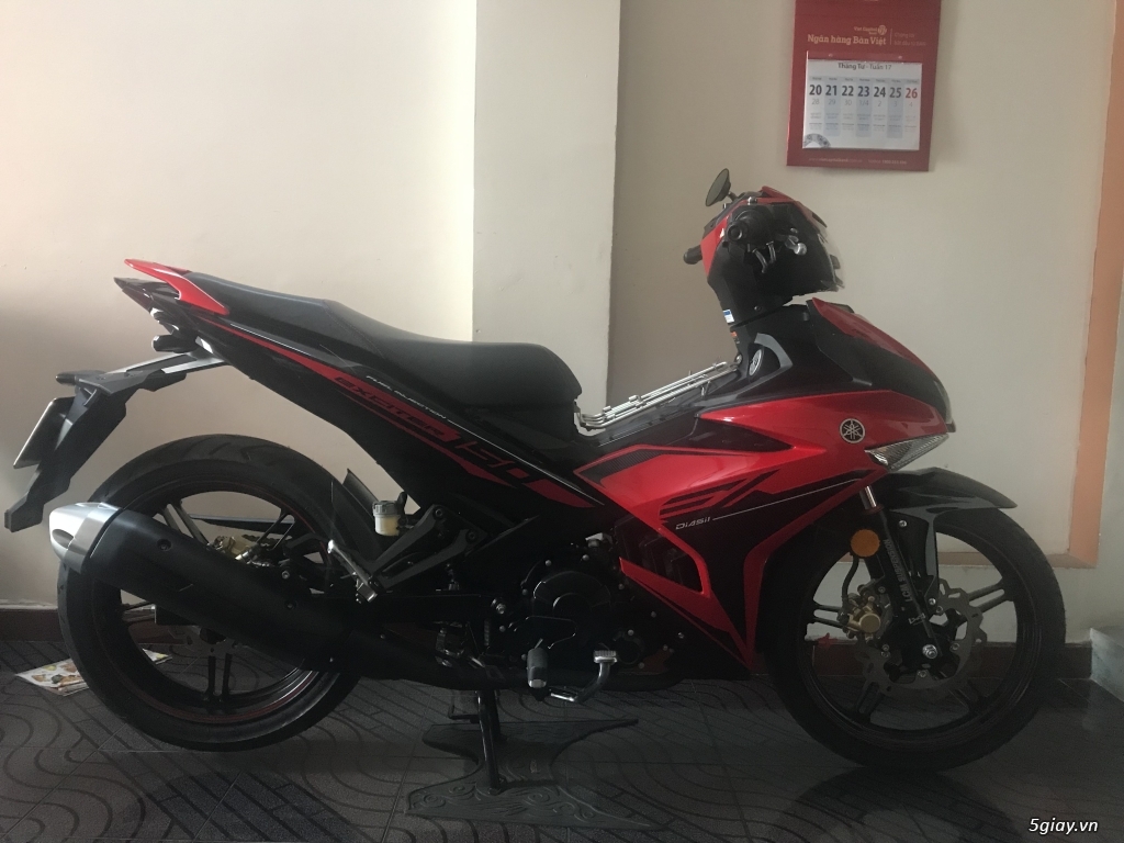 Cần bán:exciter150 đỏ đen 2017 new 90% - 4