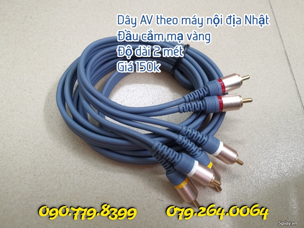 Các loại dây AV, 3.5mm ra AV, dây loa, optical hàng bãi - 5