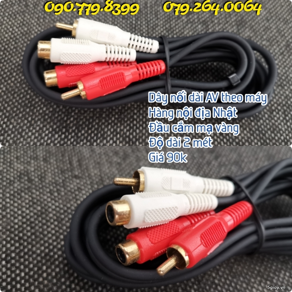 Các loại dây AV, 3.5mm ra AV, dây loa, optical hàng bãi - 26