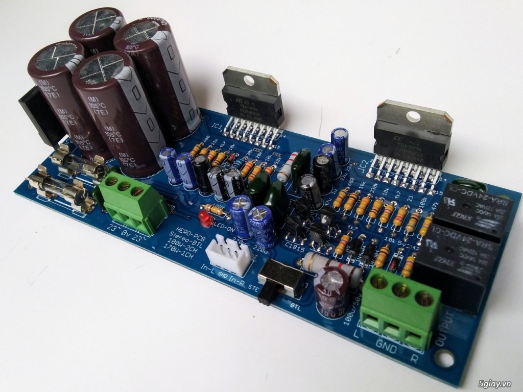 Board Ampli 100W x 2 kênh dùng TDA7294 - 1