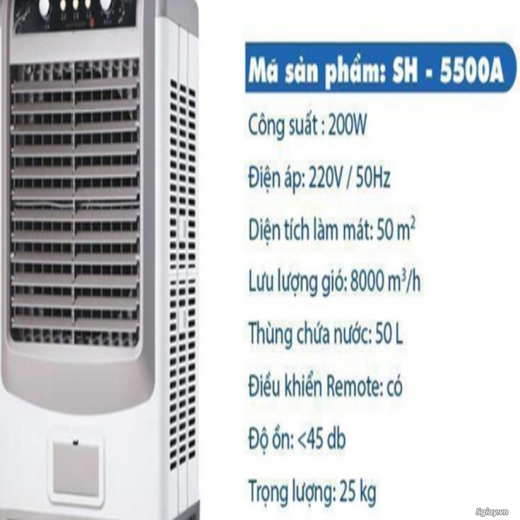 Máy làm mát không khí Smart House SH5500A bán góp - 1