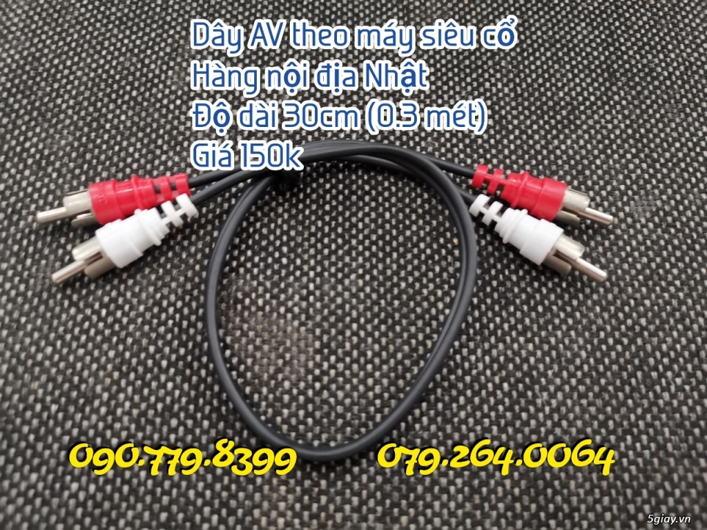 Các loại dây AV, 3.5mm ra AV, dây loa, optical hàng bãi - 3