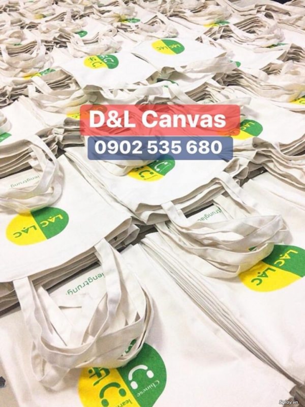 DL Canvas sản xuất và in ấn túi vải bố trên mọi ngành hàng