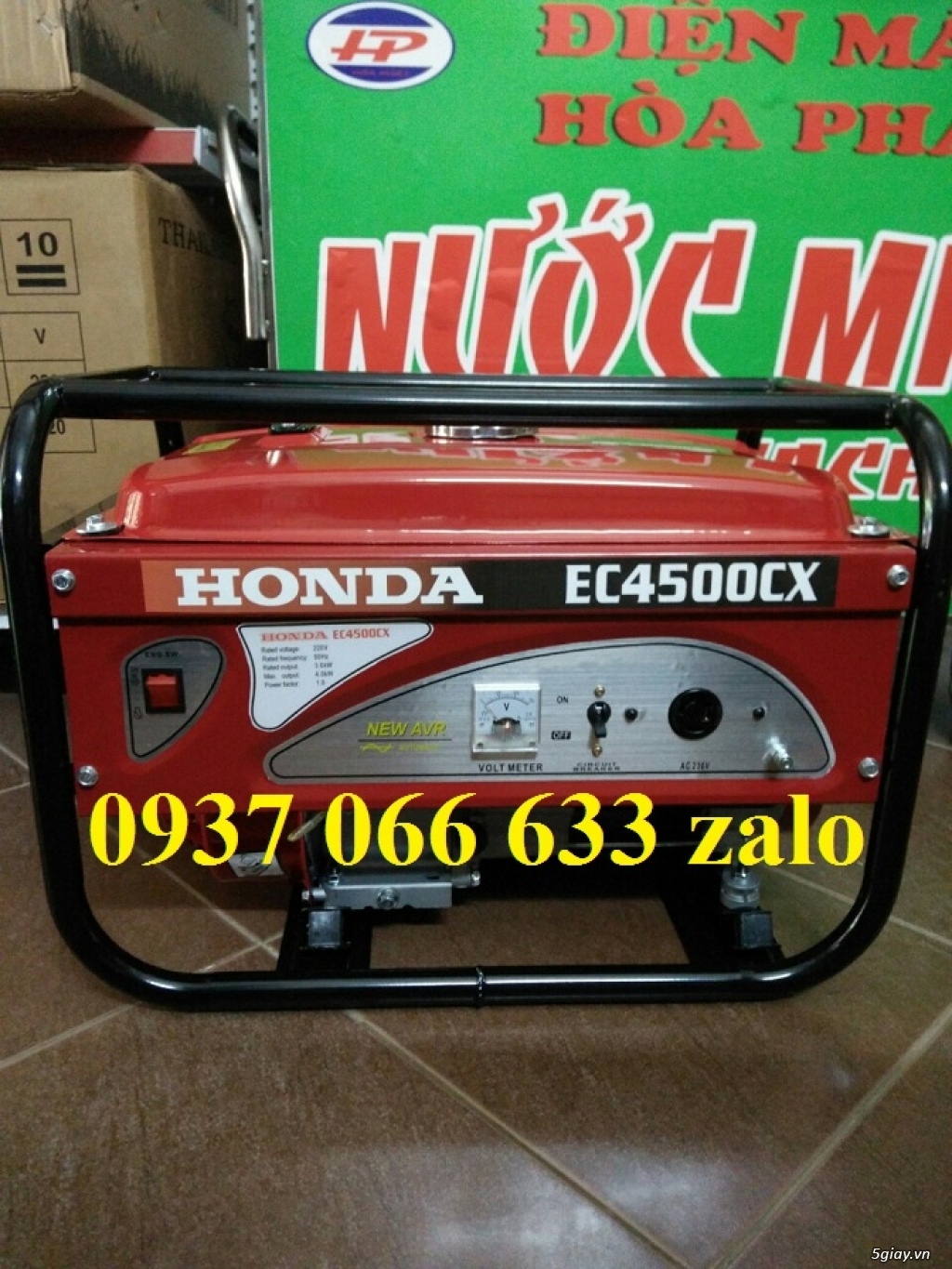 Máy phát điện chạy xăng Honda 3kw EC4500CX cho gia đình giá rẻ