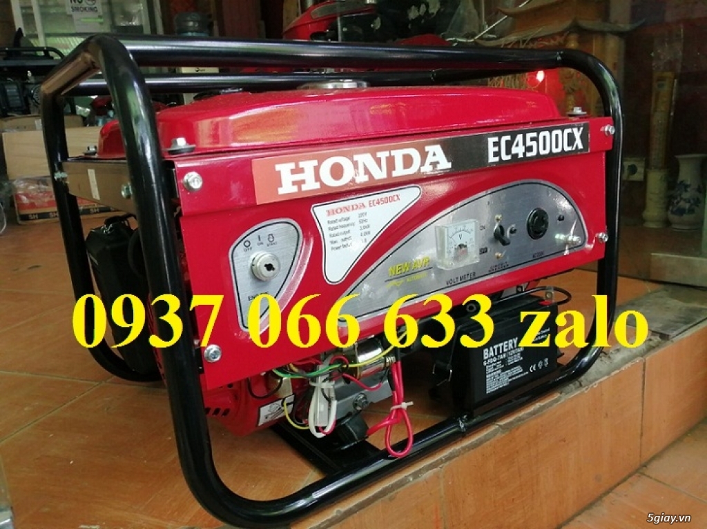 Máy phát điện chạy xăng Honda 3kw EC4500CX cho gia đình giá rẻ - 3