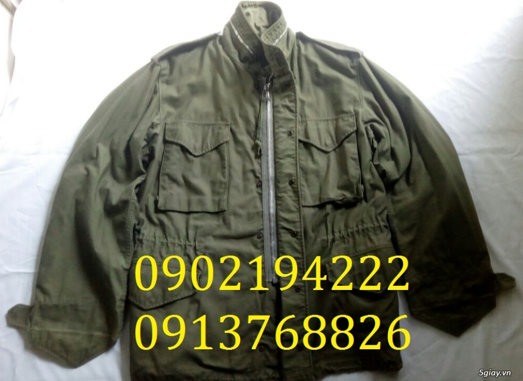 áo khoác lính mỹ M65 philaket - áo field - áo jacket 1965