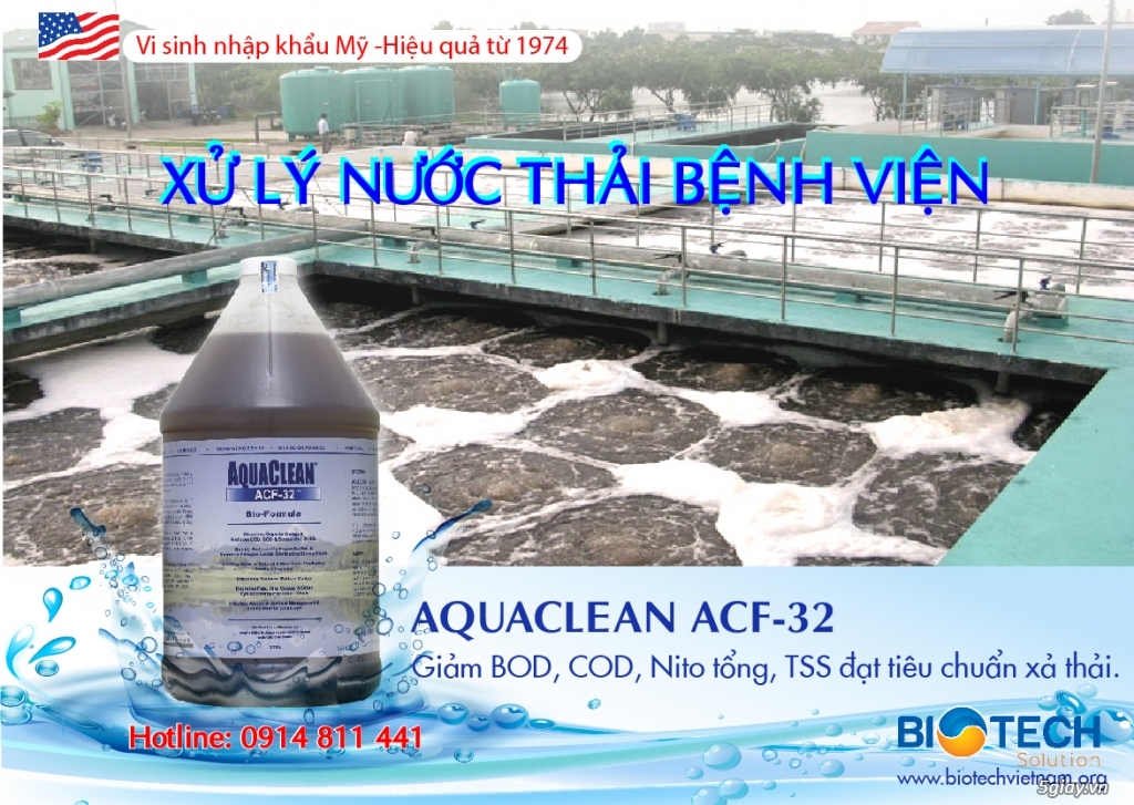ACF 32 - Vi sinh xử lý nước thải công nghiệp, sinh hoạt, đa ngành,.. - 13